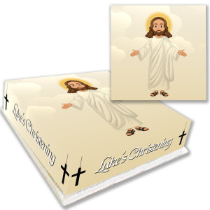 Christening Text CakeImage