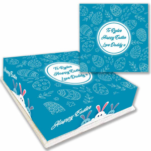 EasterBunnyText Cake