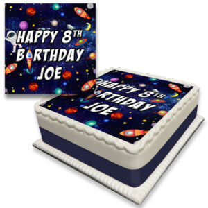 Kids Galaxy Text Cake