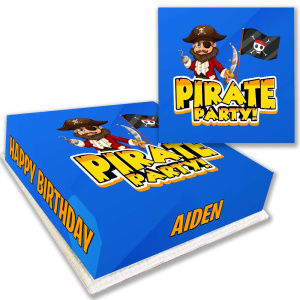 KidsPirateTextCakeImage