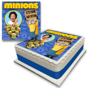 Minions Photo Cake