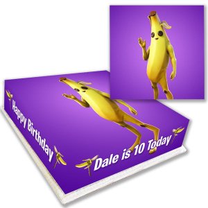 Peely Fortnite Birthday Cake