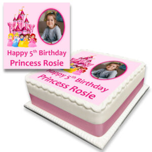 Princess Castle Photo Cake