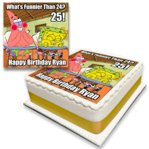 Spongebob What's Funnier Cake