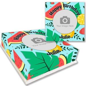 Summer Theme Birthday Photo Cake