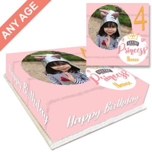 little princess photo cake